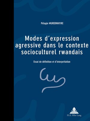 cover image of Modes dexpression agressive dans le contexte socioculturel rwandais